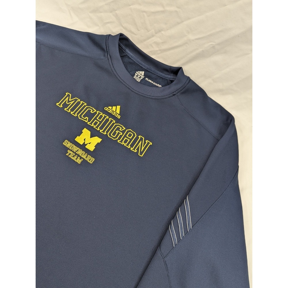 Adidas Clima Warm Pullover Crewneck‎ Michigan Snowboard Team Mens Sweater  2XL